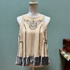 Anthropologie London Beaded Blouse
